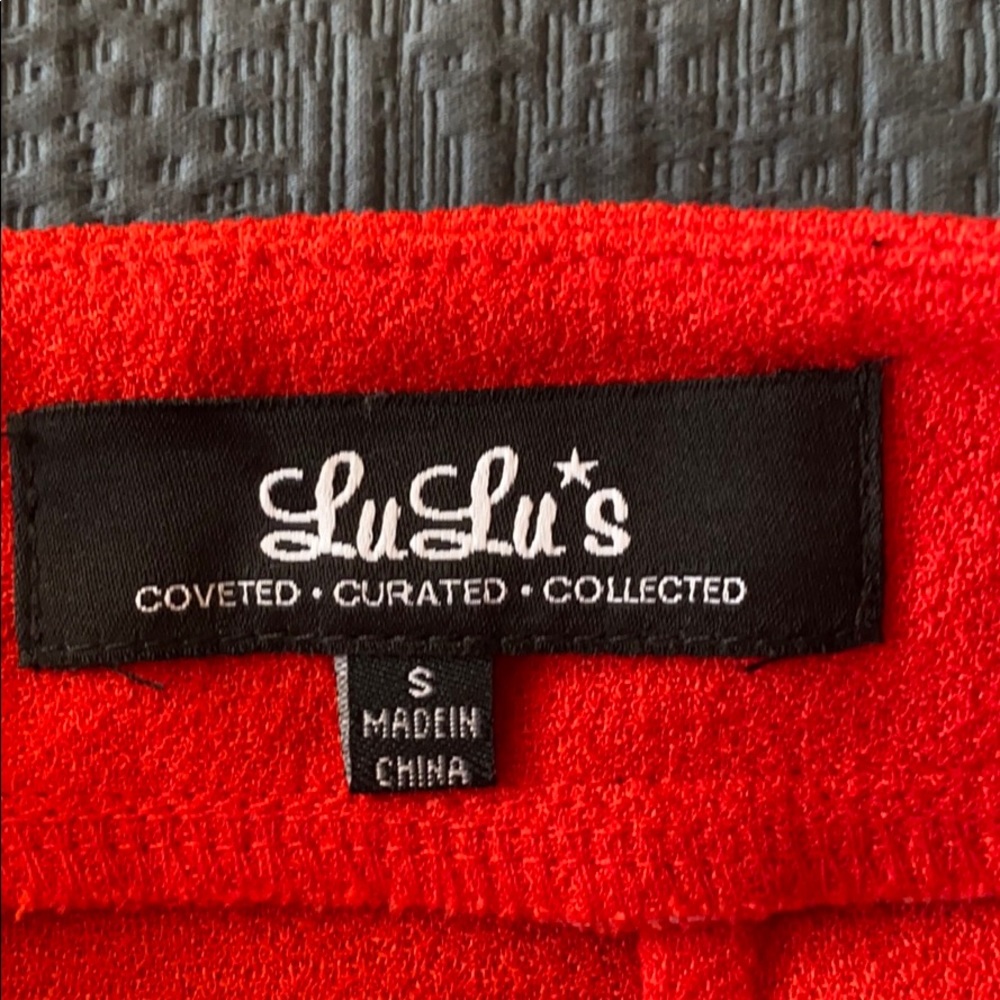 Lulus Red Halter Jumpsuit - Picture 5 of 6
